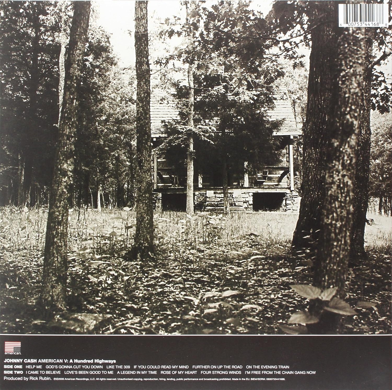 CASH JOHNNY - AMERICAN V A HUNDRED HIGHWAYS...LP - Slika 2