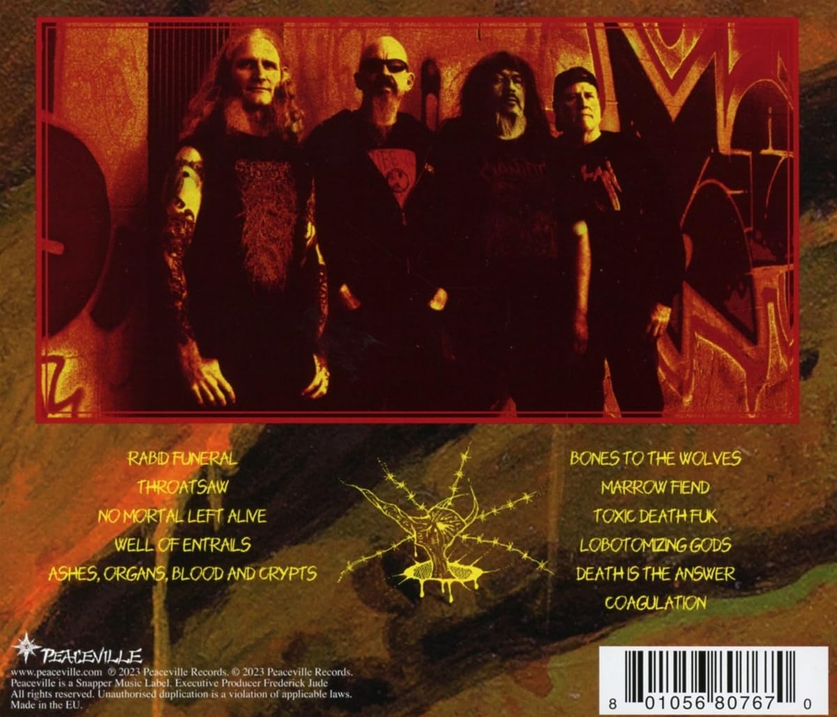 AUTOPSY - ASHES, ORGANS, BLOOD AND CRYPTS CD - Slika 2