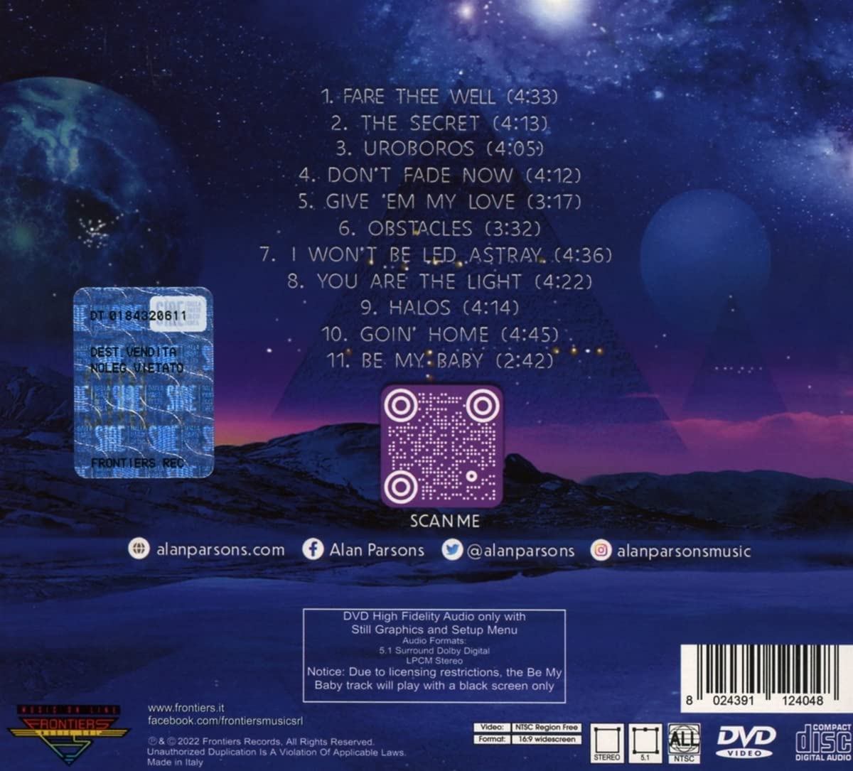 ALAN PARSONS PROJECT - FROM THE NEW WORLD CD/DVD - Slika 2