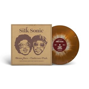 MARS BRUNO & ANDERSON PAAK - AN EVENING WITH SILK SONIC brown white vinyl LP