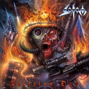 SODOM - DESICION DAY yellow with red marbled vinyl LP2