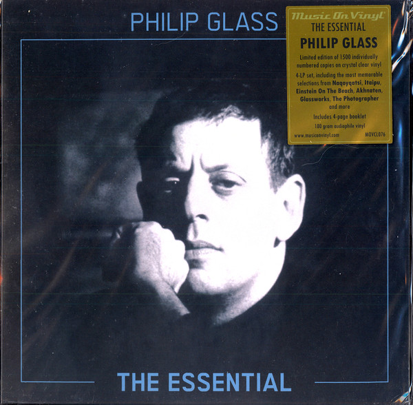 GLASS PHILIP - ESSENTIAL crystal clear vinyl LP4