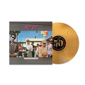 AC/DC - DIRTY DEEDS DONE DIRT CHEAP 50th anniversary gold vinyl LP
