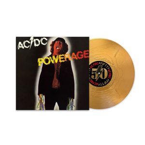 AC/DC - POWERAGE 50th annyversary gold vinyl LP
