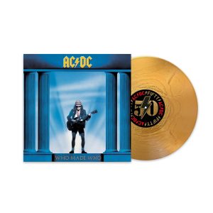 AC/DC - WHO MADE WHO 50th anniversary gold vinyl LP