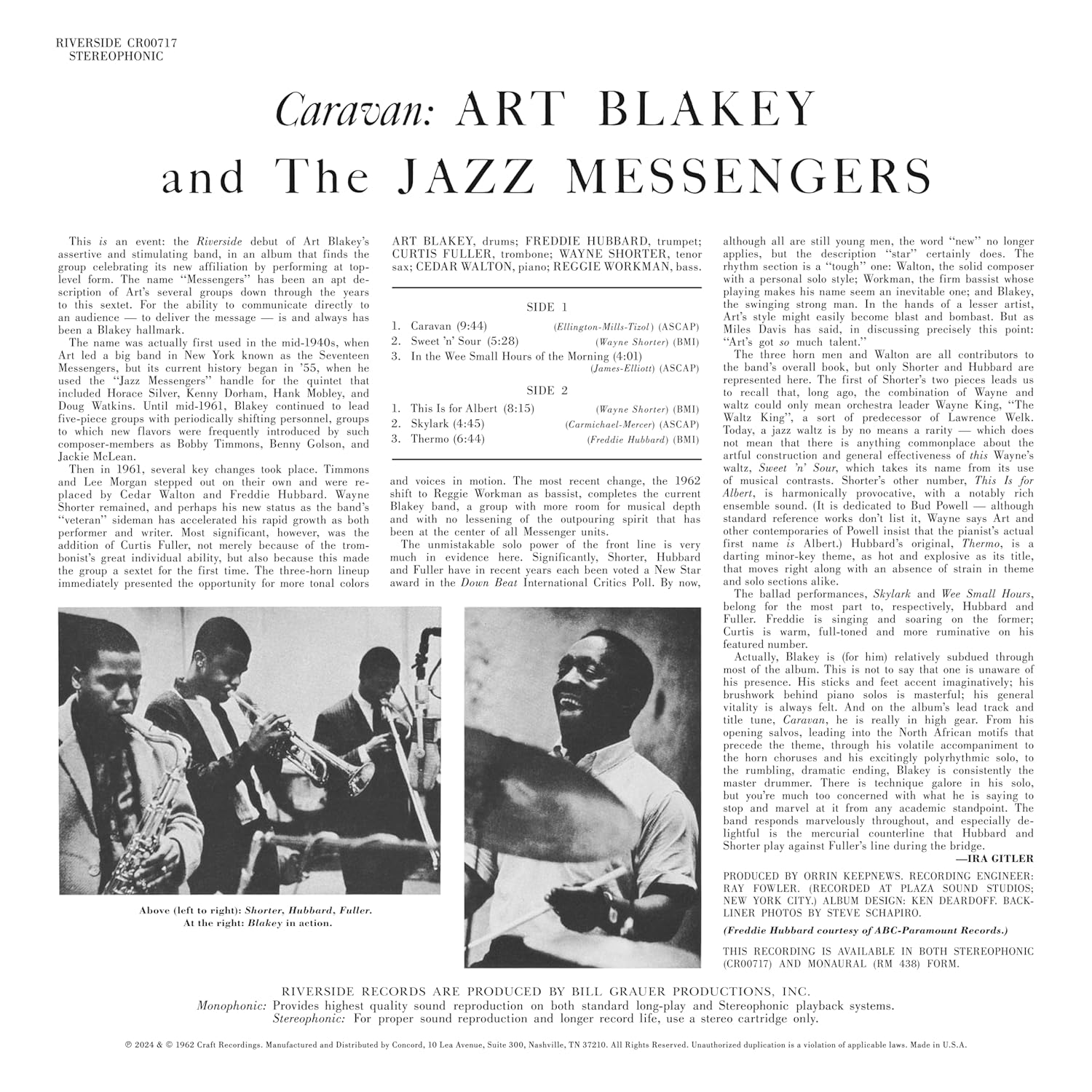 BLAKEY ART - CARAVAN LP - Slika 2