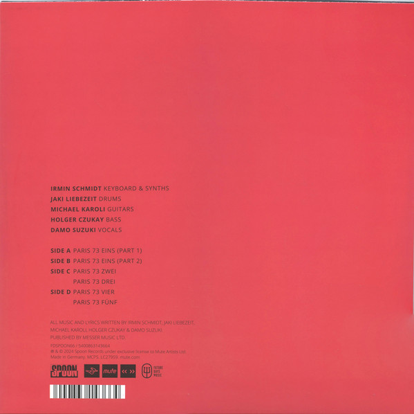 CAN - LIVE IN PARIS 1973 LP2 - Slika 2