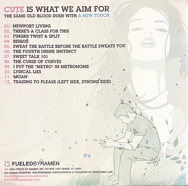 CUTE IS WHAT WE AIM FOR - SAME OLD BLOOD RUSH silver vinyl LP - Slika 2