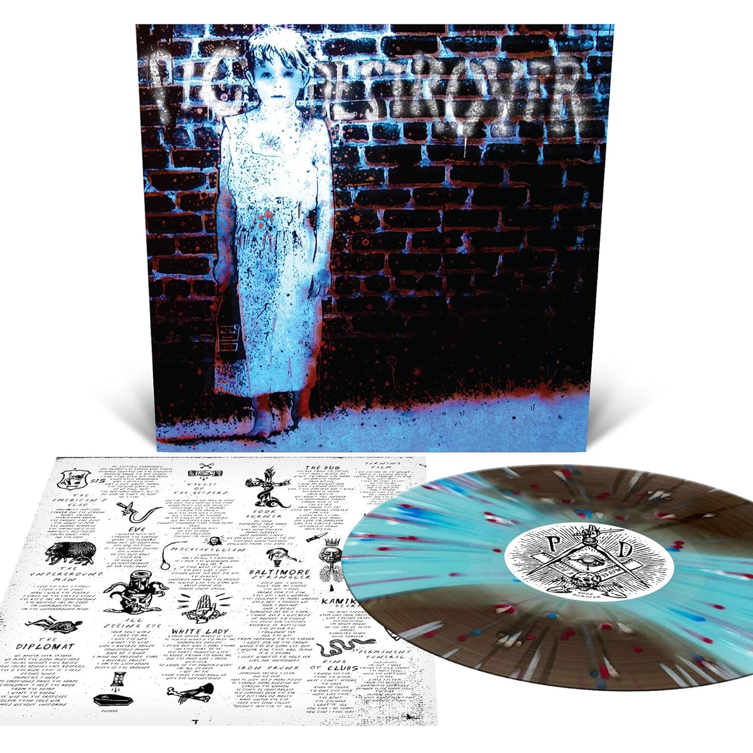 PIG DESTROYER - BOOK BURNER splatter vinyl LP