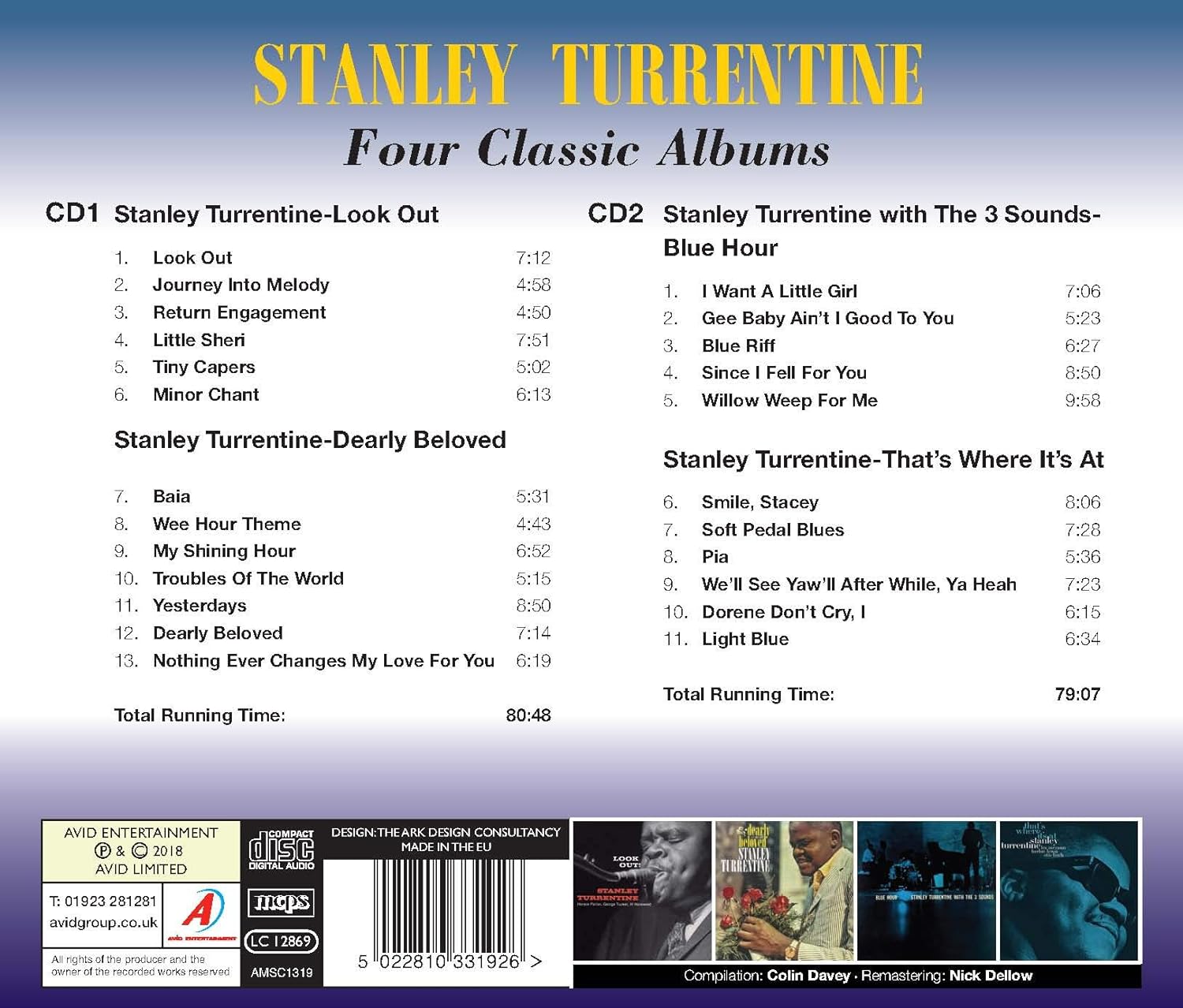 TURRENTINE STANLEY - FOUR CLASSIC ALBUMS CD2 - Slika 2