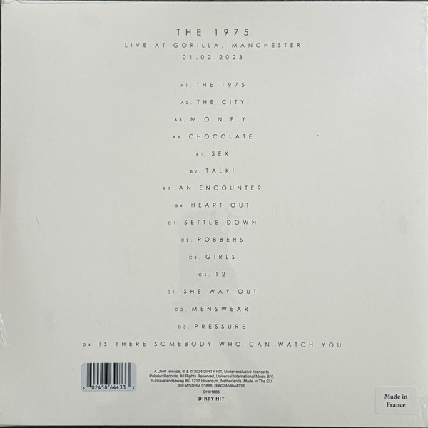 1975 - LIVE AT GORILLA RSD 2024 white vinyl LP2 - Slika 3