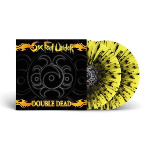 SIX FEET UNDER - DOUBLE DEAD yellow/black splatter vinyl LP2
