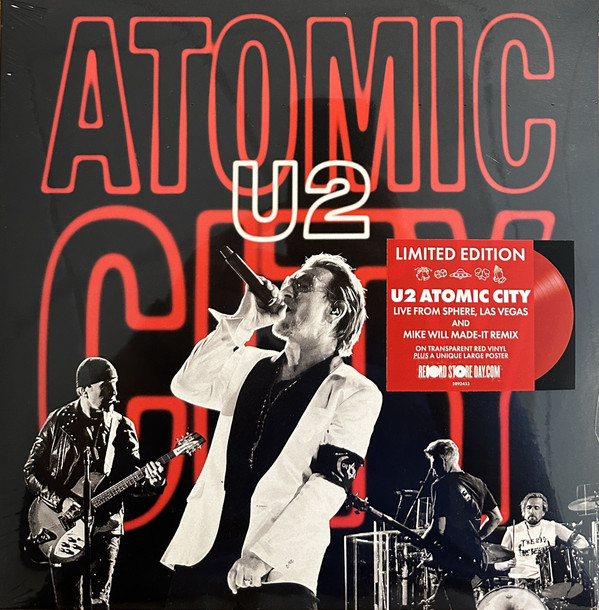 U2 - ATOMIC CITY RSD 2024 ltd coloured vinyl 10"S