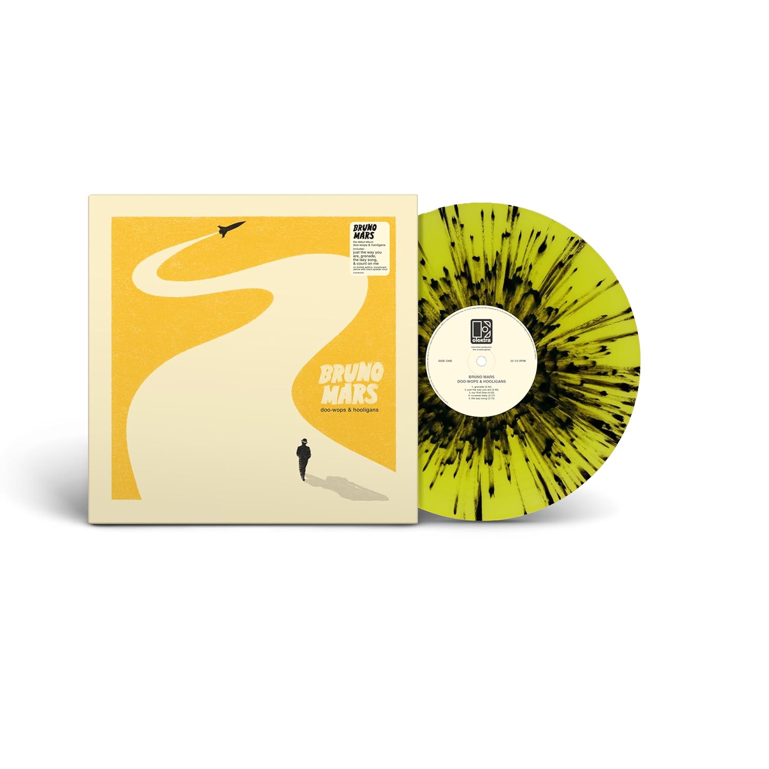 MARS BRUNO - DOO-WOPS & HOOLIGANS translucent yellow vinyl LP