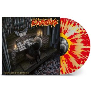 EXODUS - TEMPO OF DAMNED ltd yellow & red splatter vinyl LP2