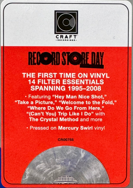 FILTER - VERY BEST THINGS RSD 2024 mercury swirl vinyl LP2 - Image 4