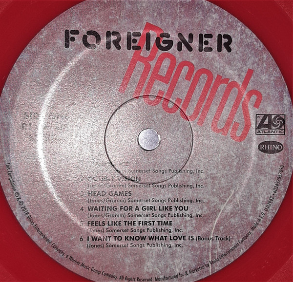 FOREIGNER - RECORDS...LP - Slika 2