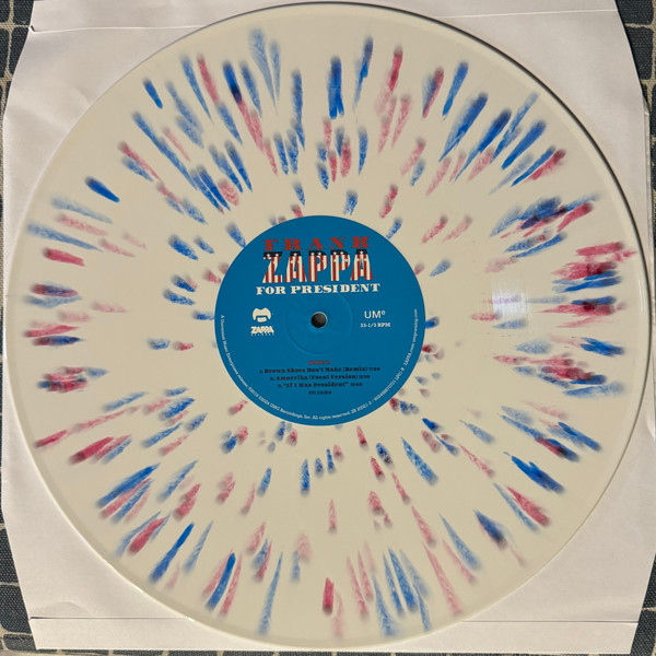 ZAPPA FRANK - FOR PRESIDENT RSD 2024 splatter vinyl LP2 - Slika 2