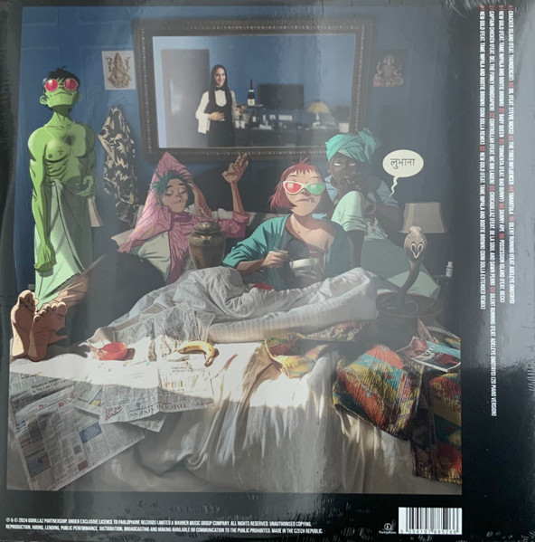 GORILLAZ - CRACKER ISLAND RSD 2024 alternative cover LP2 - Slika 3