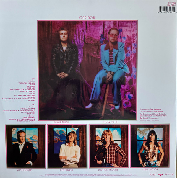 JOHN ELTON - CARIBOU RSD 2024 sky blue vinyl LP2 - Slika 4