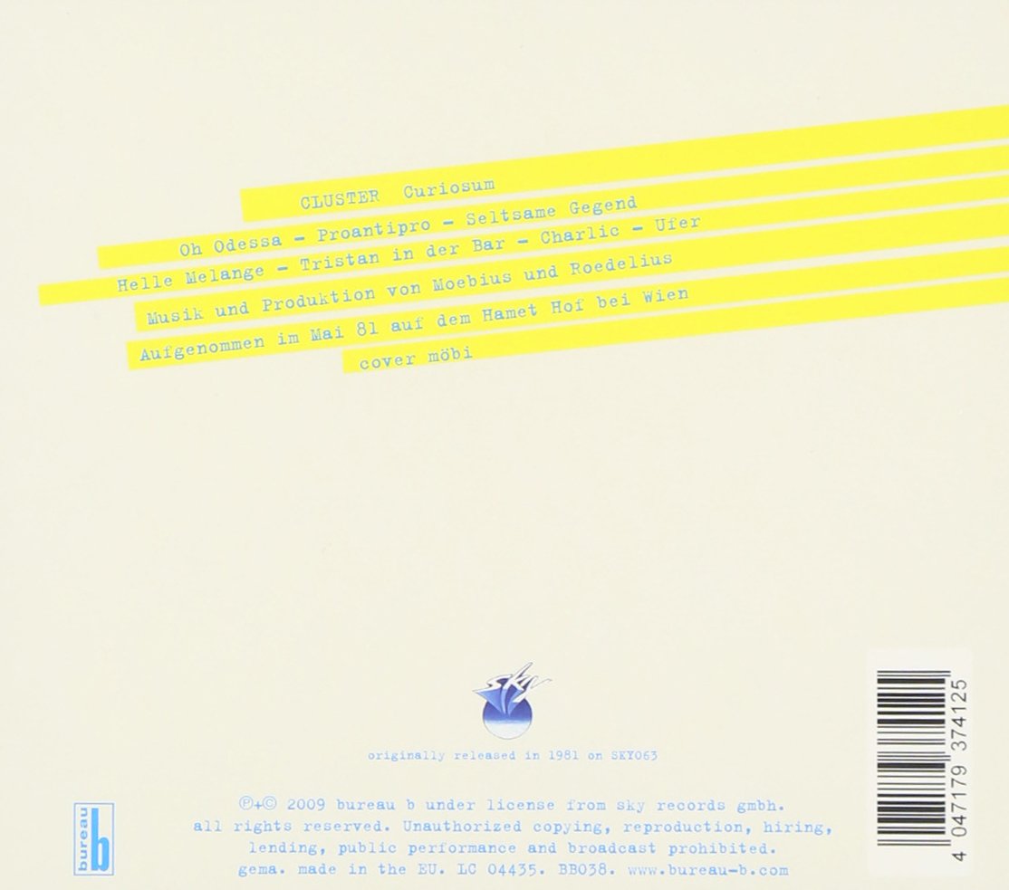 CLUSTER - CURIOSUM CD - Slika 2