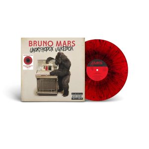MARS BRUNO - UNORTHODOX JUKEBOX limited edition red with black splatter