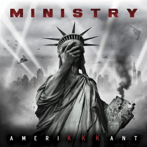 MINISTRY - AMERIKKKANT ltd grey splatter LP