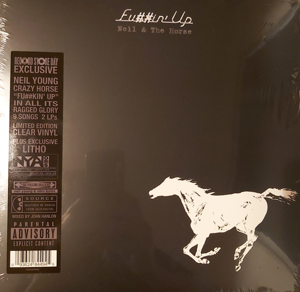 YOUNG NEIL & CRAZY HORSE - FU##IN' UP RSD 2024 ltd clear vinyl LP2