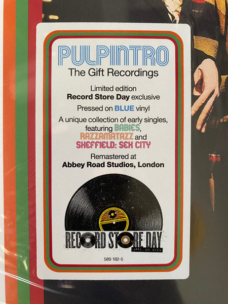 PULP - INTRO GIFT RECORDING RSD 2024 coloured vinyl LP - Slika 3