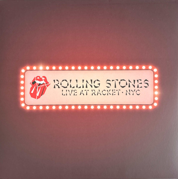 ROLLING STONES - LIVE AT RACKET NYC ltd white vinyl LP