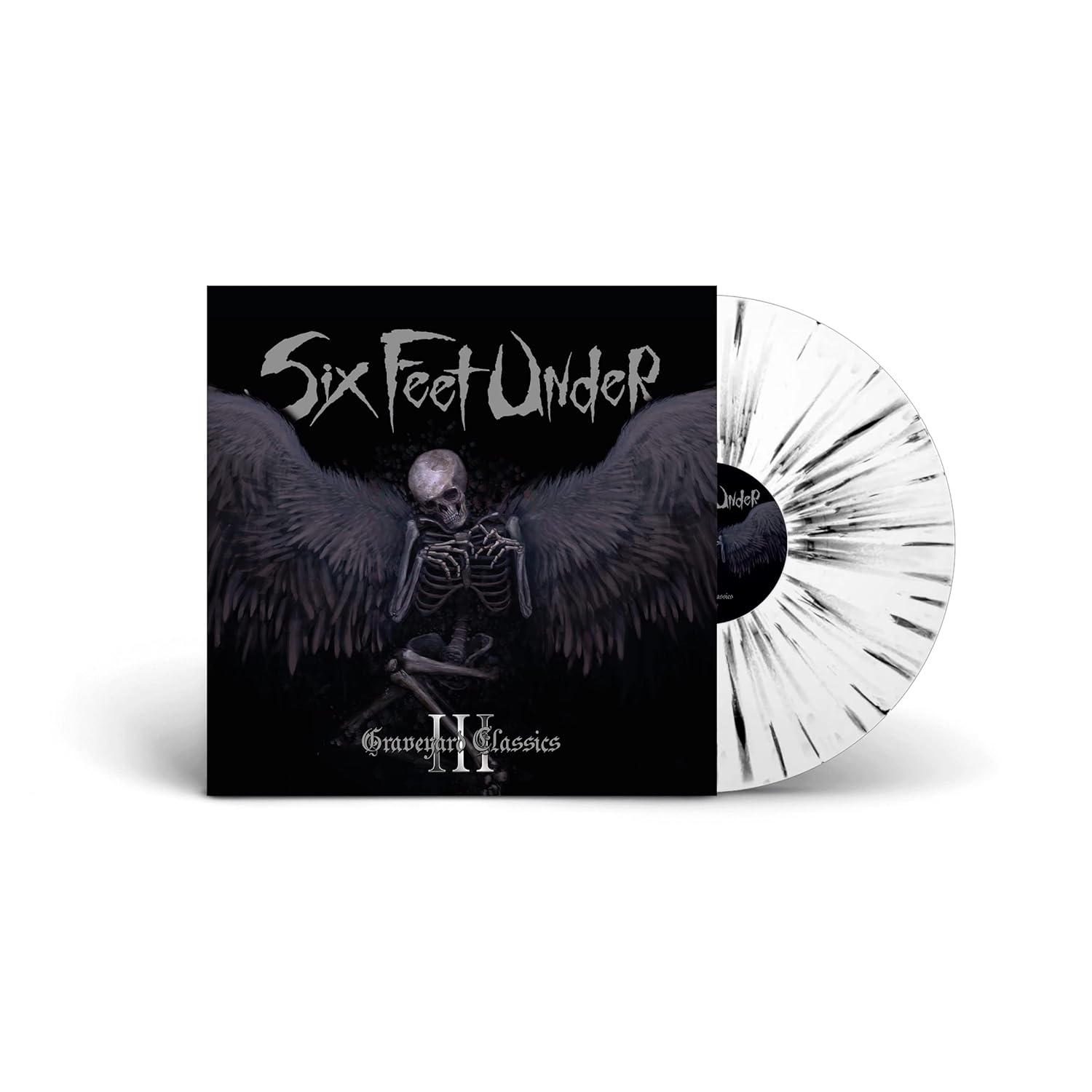 SIX FEET UNDER - GRAVEYARD CLASSICS III white/black splatter vinyl LP