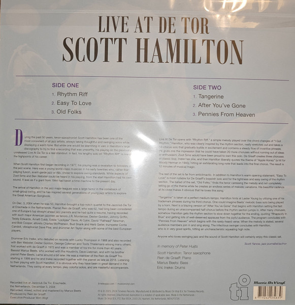 HAMILTON SCOTT - LIVE AT DE TOR LP - Slika 2