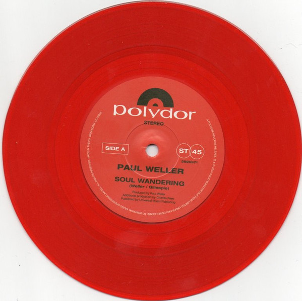 WELLER PAUL - SOUL WANDERING / RISE UP SINGING RSD 2024 07"Singl red - Slika 2