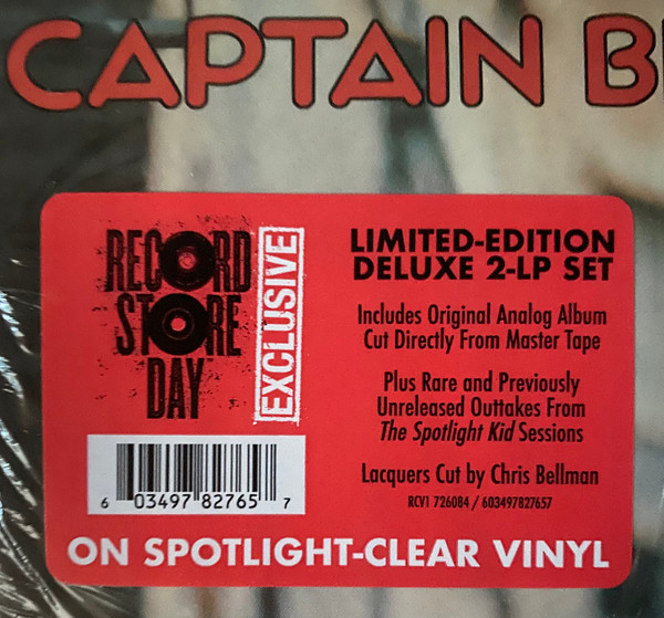 CAPTAIN BEEFHEART - SPOTLIGHT KID RSD 2024 clear vinyl LP2 - Slika 3