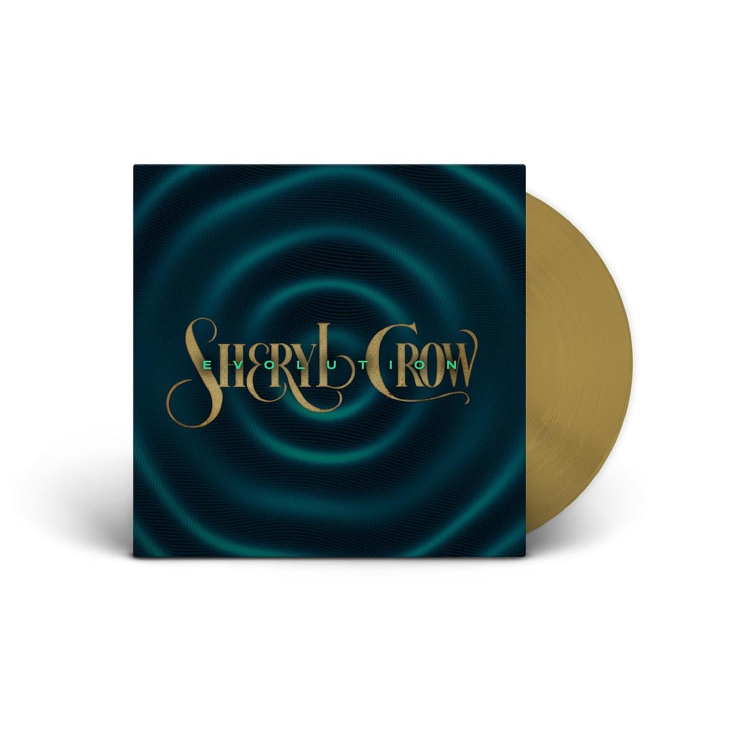 CROW SHERLY - EVOLUTION gold metallic vinyl LP