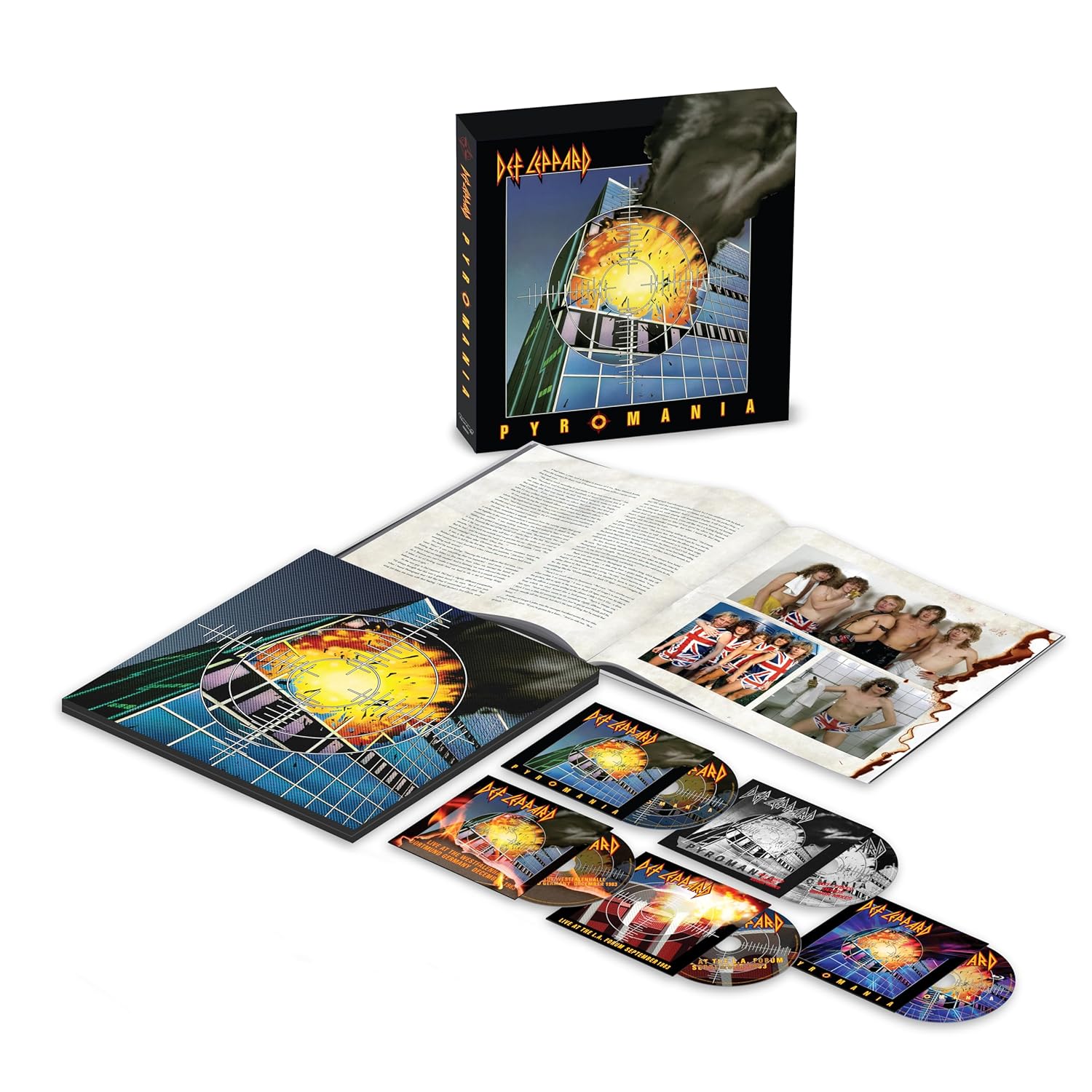DEF LEPPARD - PYROMANIA 40th anniversary CD4/BRD