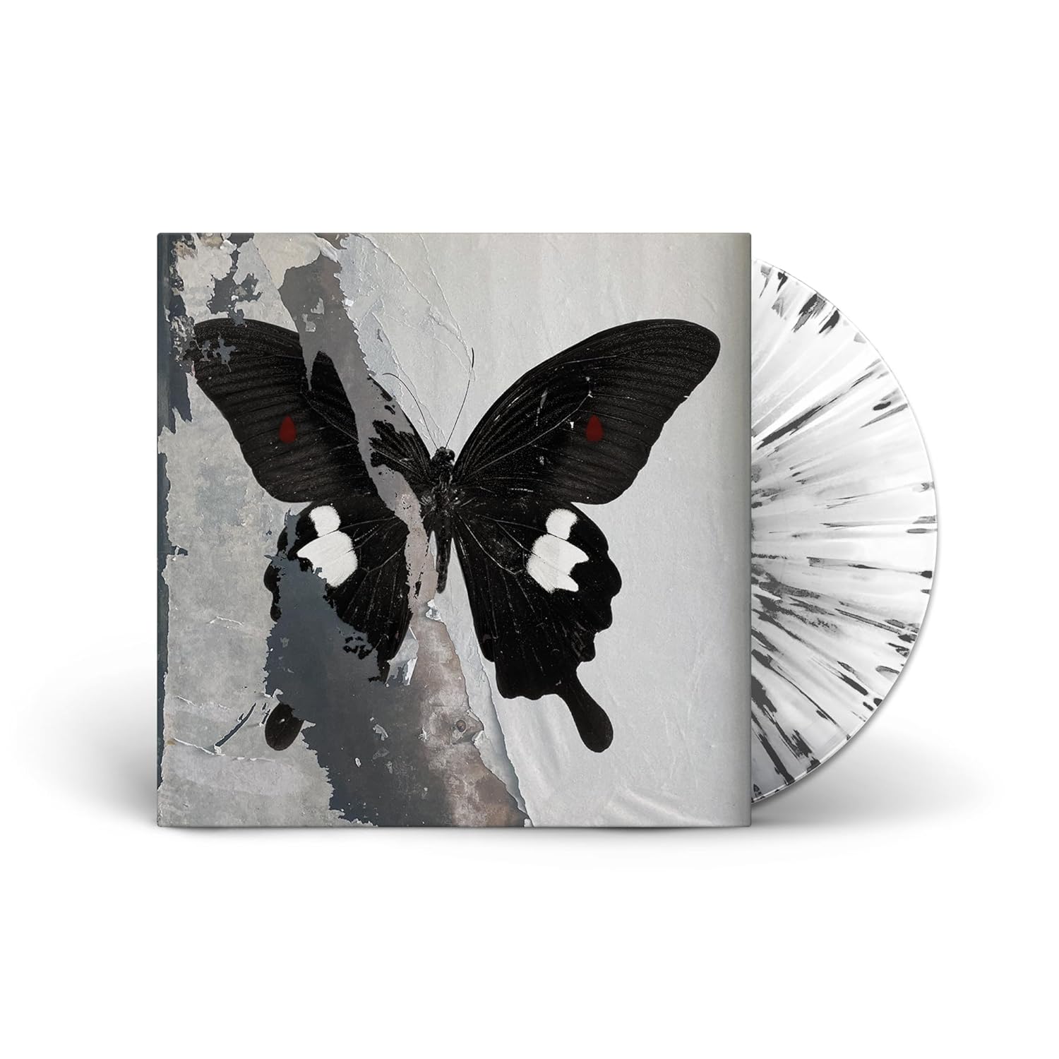 DEATH CULT - PARADISE NOW splattered clear vinyl LP