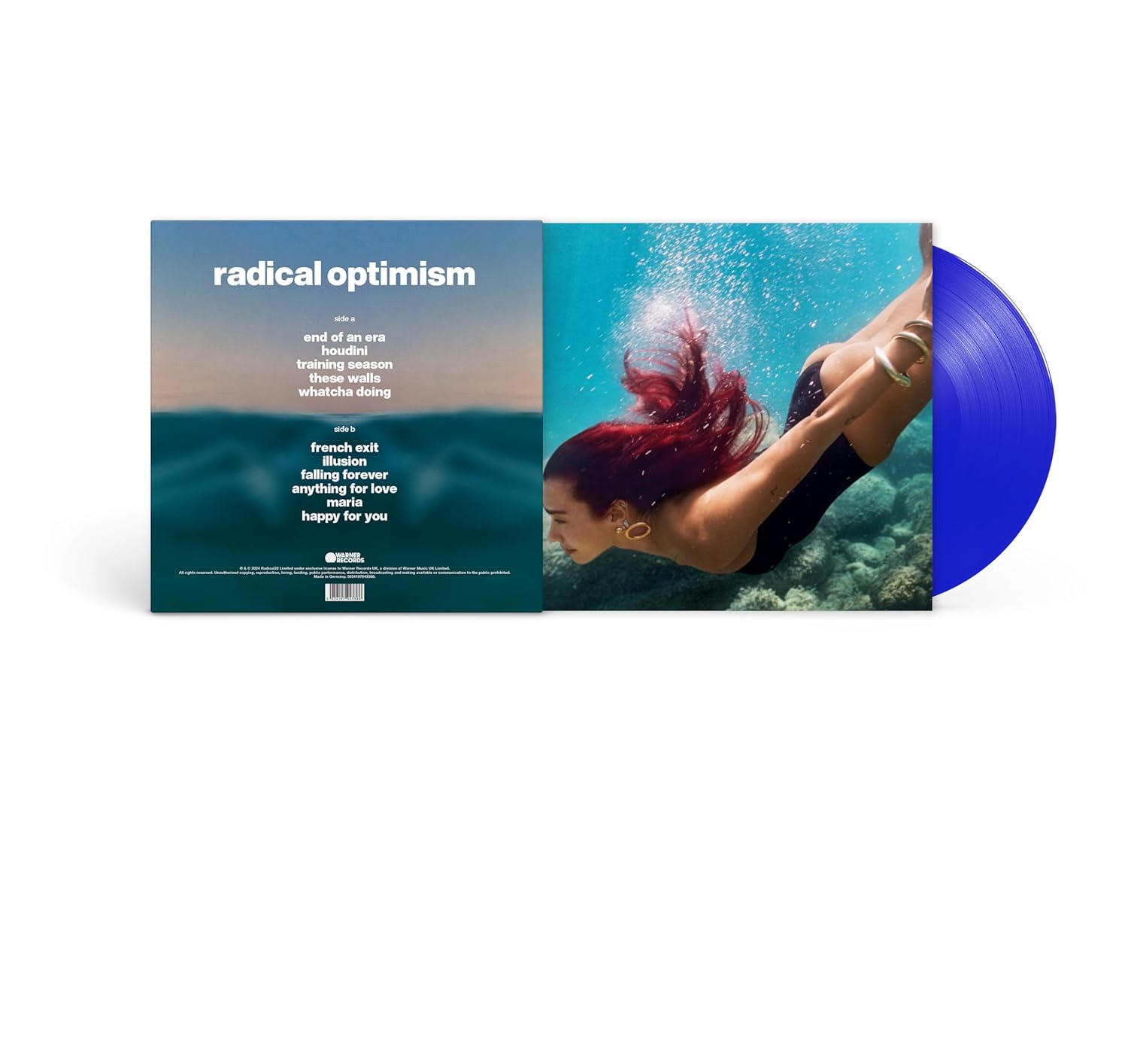 DUA LIPA - RADICAL OPTIMISM LP (blue vinyl) - Slika 2