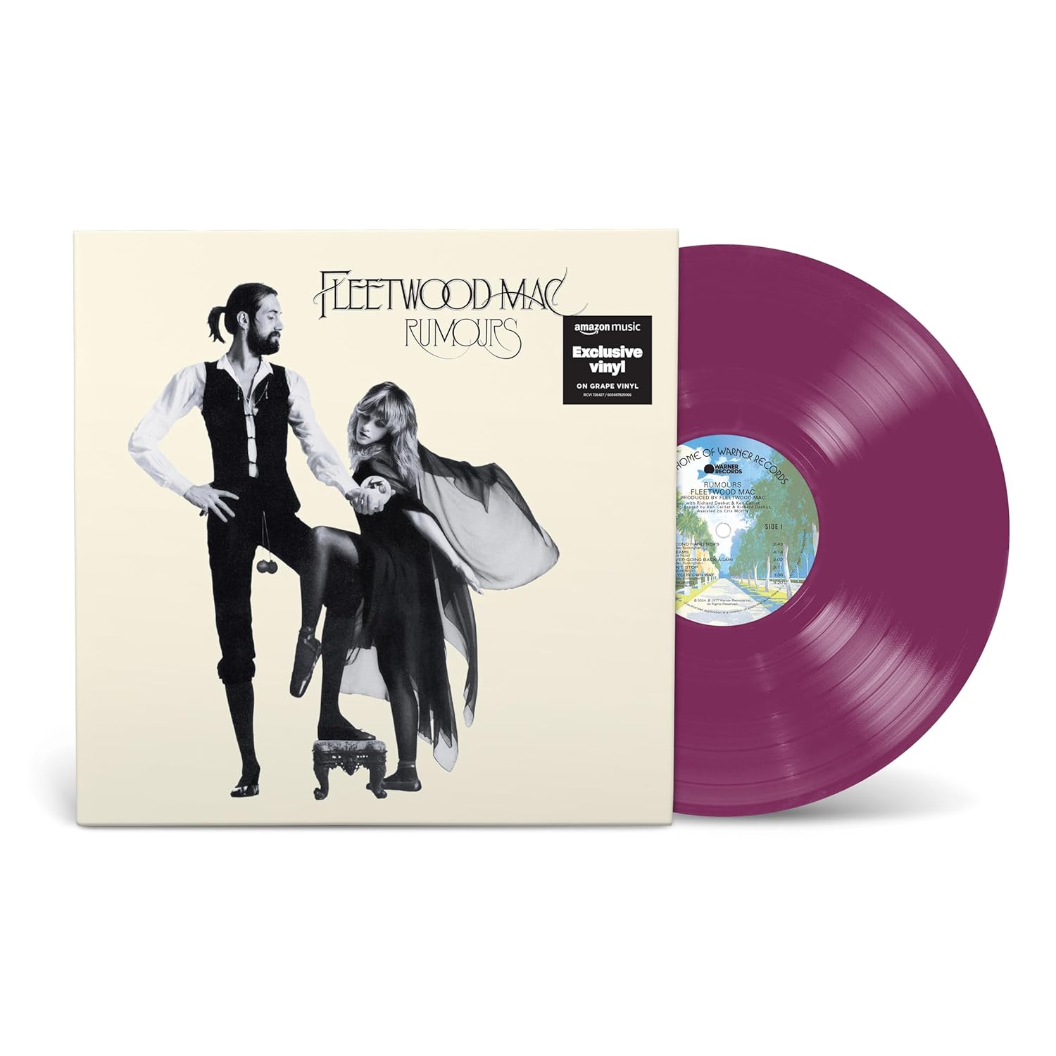 FLEETWOOD MAC - RUMOURS grape vinyl LP