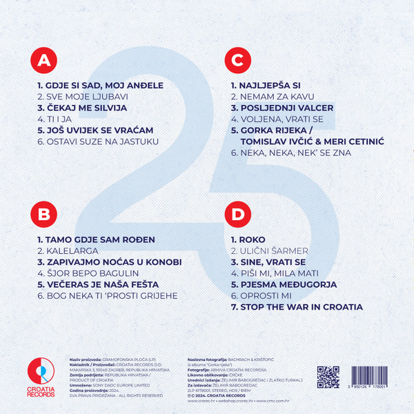 IVČIĆ TOMISLAV - 25 GREATEST HITS LP2 - Slika 2