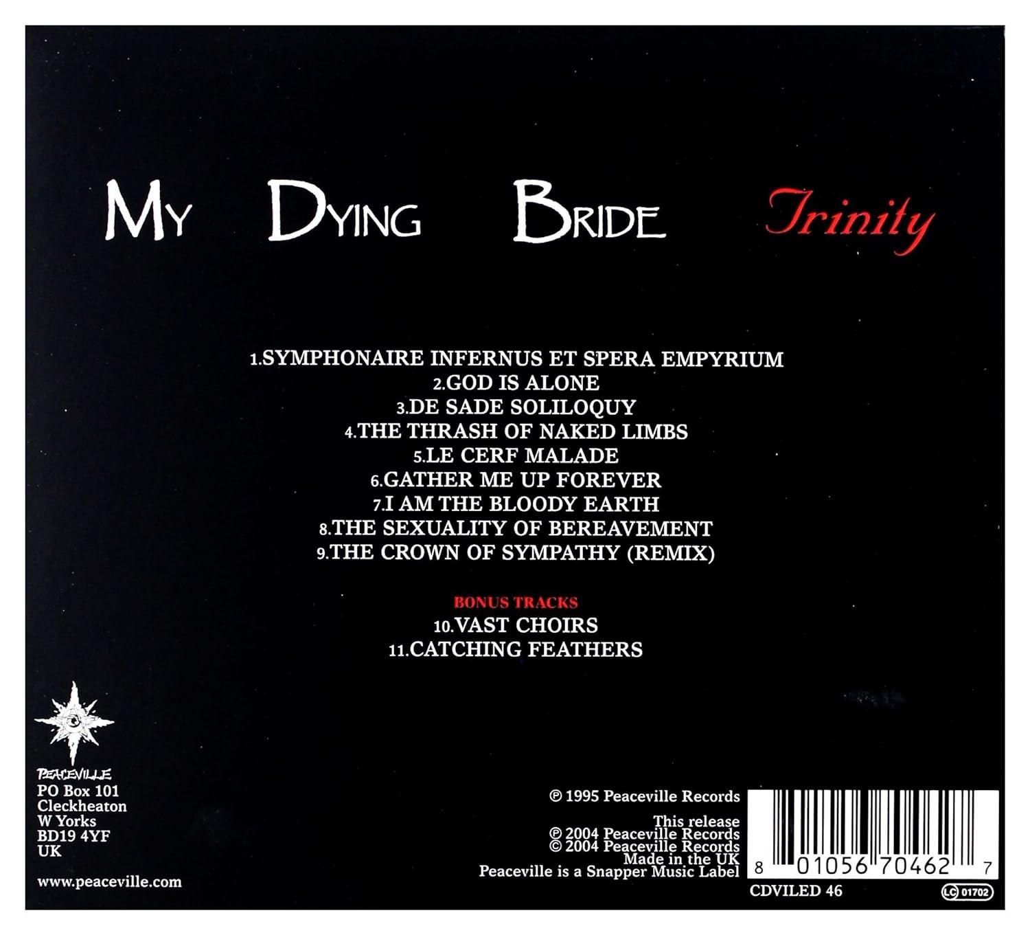 MY DYING BRIDE - TRINITY - Slika 2