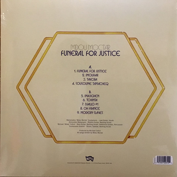 MOCTAR MDOU - FUNERAL FOR JUSTICE blood red vinyl LP - Slika 3