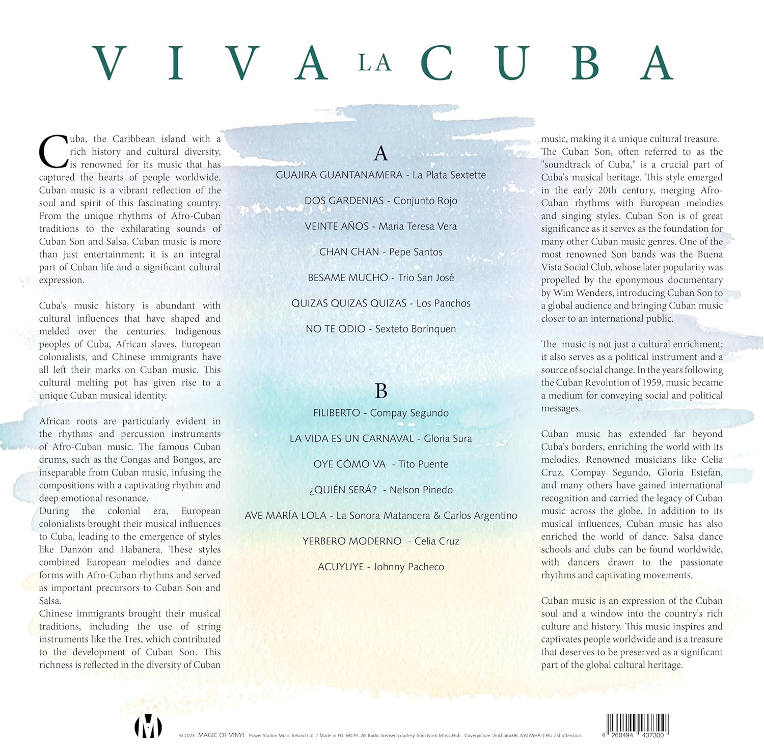 V./A. - VIVA LA CUBA ltd mint vinyl LP - Slika 3