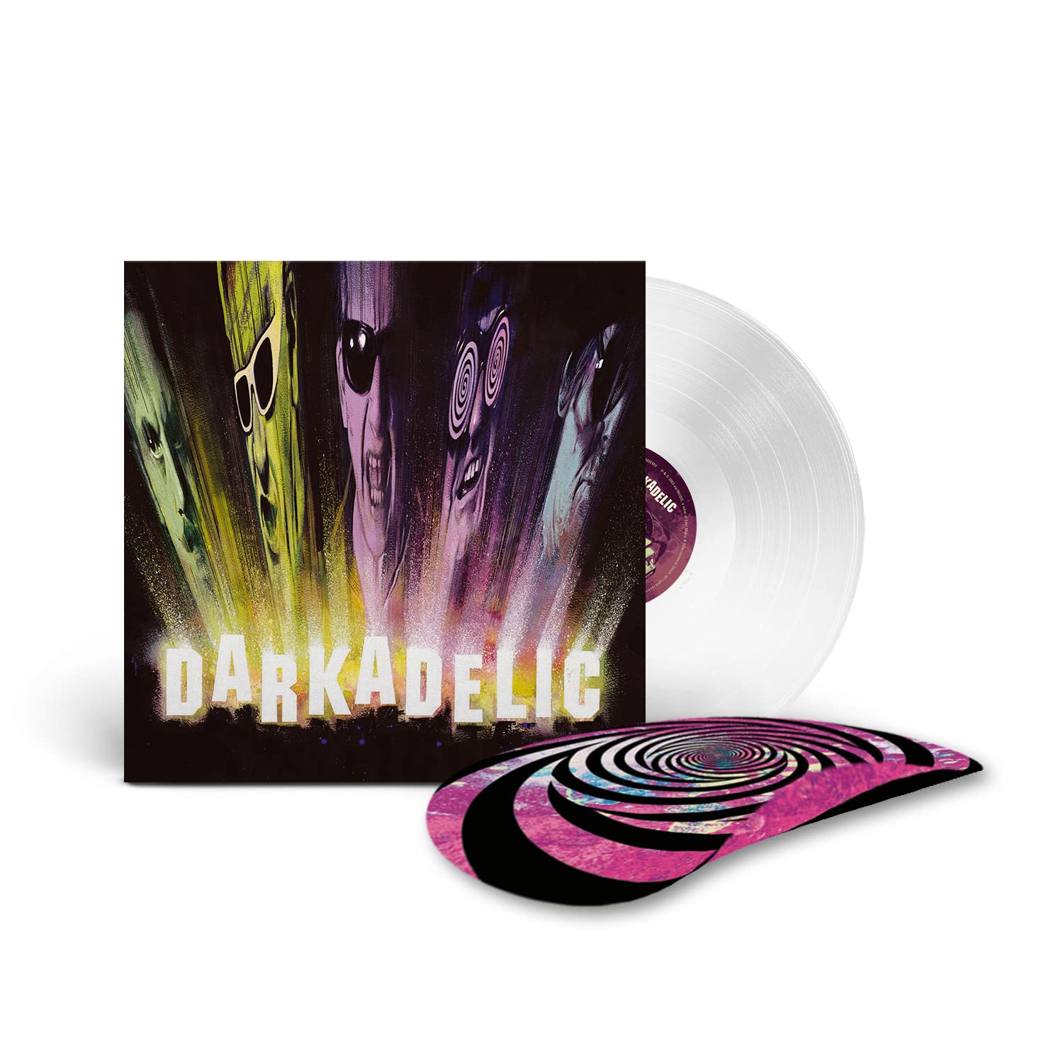 DAMNED - DARKADELIC LP transparent vinyl