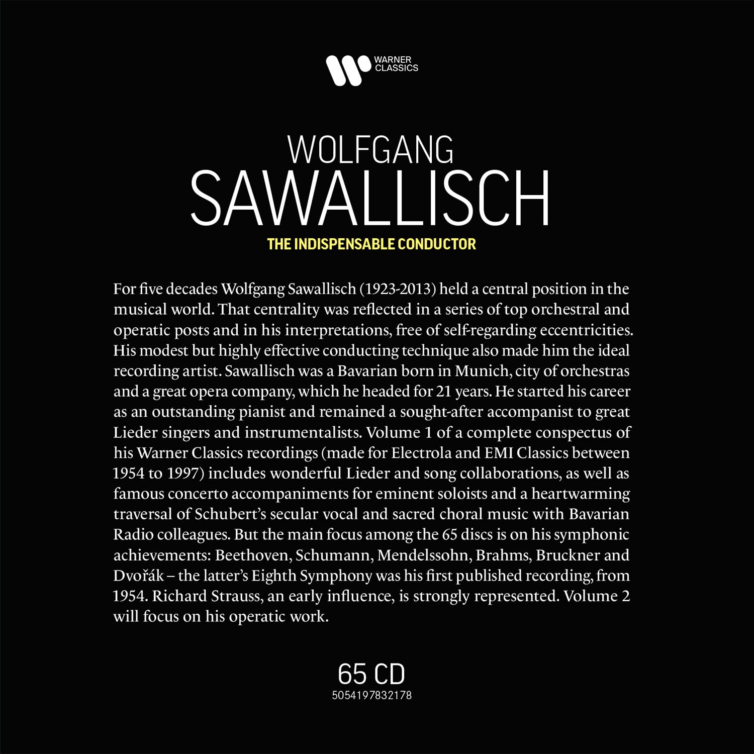 SAWALLISCH WOLFGANG - WARNER CLASSICS EDITION 65CD BOX - Slika 4