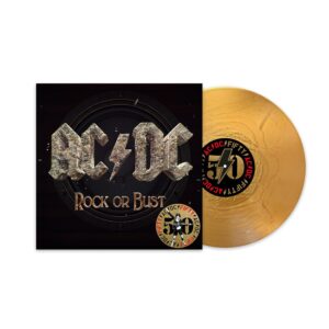 AC/DC - ROCK OR BUST gold coloured vinyl LP2