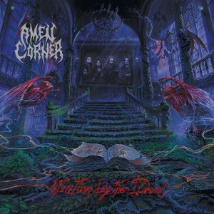 AMEN CORNER - WRITTEN BY THE DEVIL purple black splatter vinyl LP