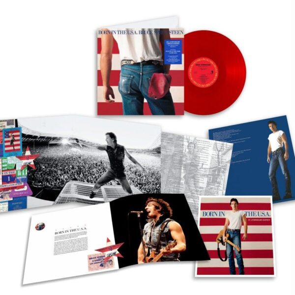 SPRINGSTEEN BRUCE - BORN IN THE USA 40th annyversary red vinyl LP