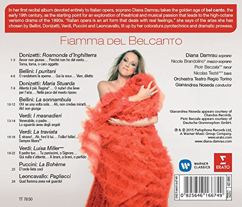 DAMRAU DIANA - FIAMMA DEL BELCANTO CD - Slika 2