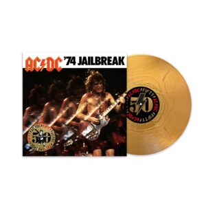 AC/DC -  74 JAILBREAK 50th anniversary gold vinyl LP
